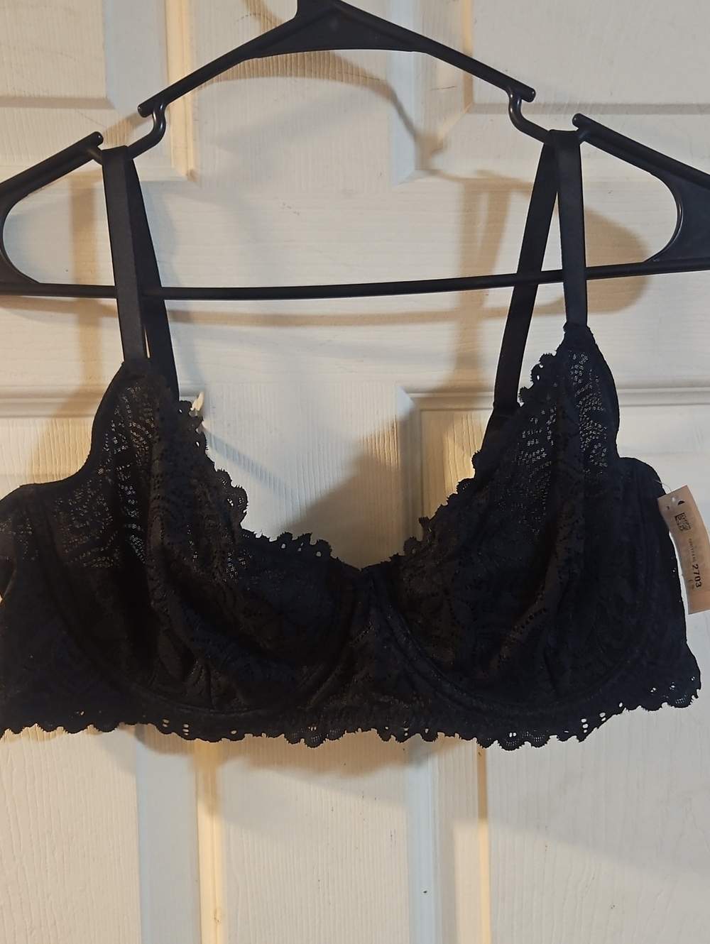 OLD NAVY LACE BALCONETTE BRA: BLACK: NEW WITH TAGS: SIZE 40B